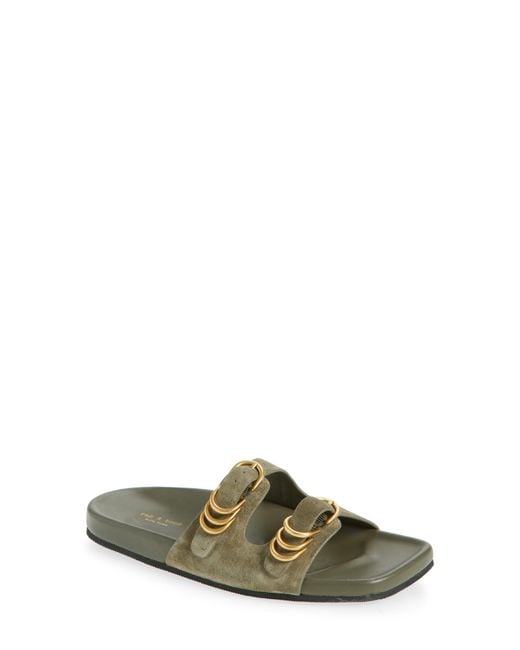 Rag & Bone Green Rue Slide Sandal