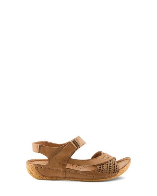 Spring Step Brown Galaire Sandal