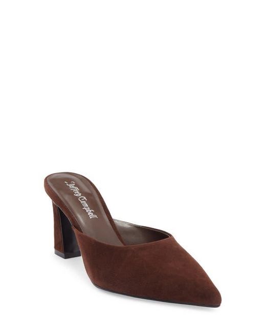 Jeffrey Campbell Brown Unamused Pointed Toe Mule
