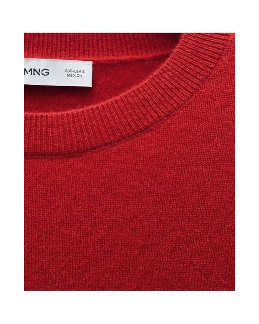Mango Red Cashmere Sweater
