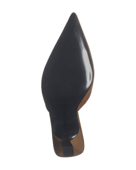Steve Madden Brown Mod Pointed Toe Mule Pump