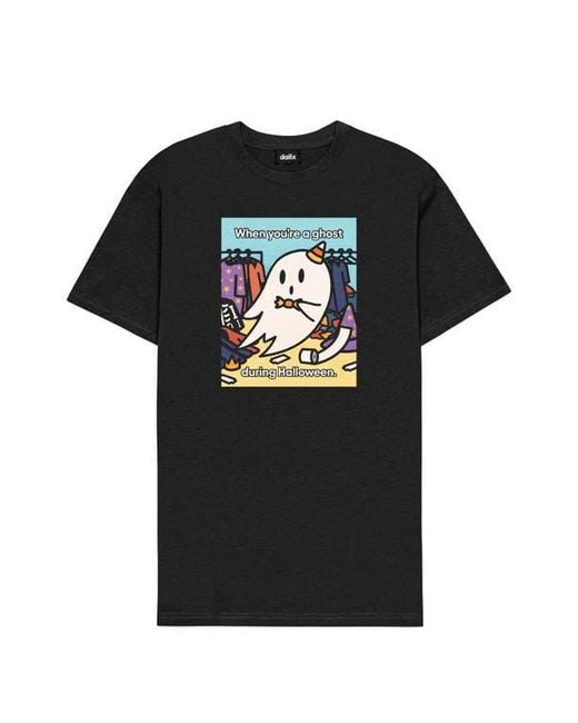 Alix Black Ghost Problems Tee for men
