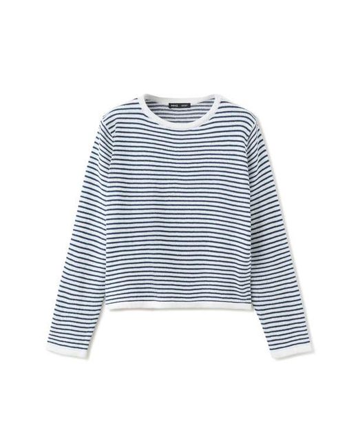 Mango Purple Stripe Sweater