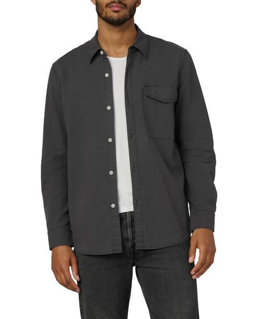 Joe's Jeans Black The Reynolds Workwear Button-Up Shirt for men
