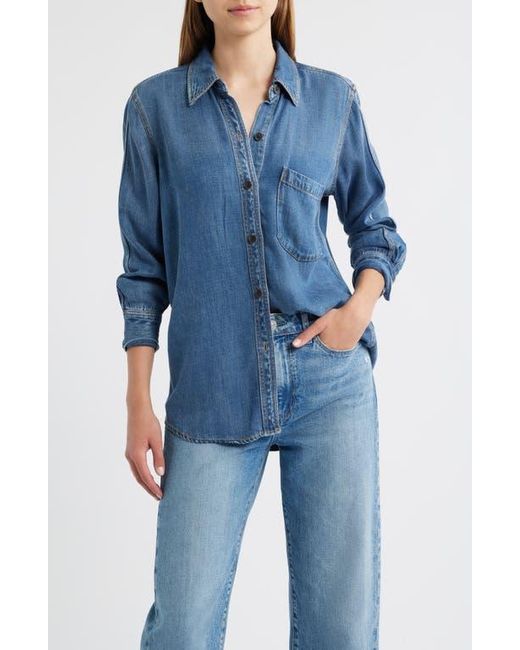 Blue. Shop Rails Rails Atticus Denim Button-Up Shirt in Blue | Lyst