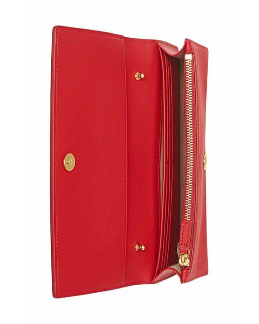 MCM Red Diamond Chain Wallet