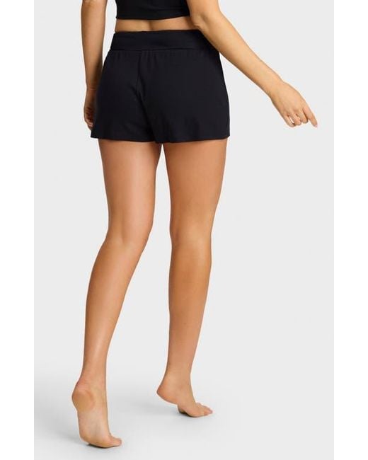 Commando Blue Better Than Basic Relaxed Rib Shorts