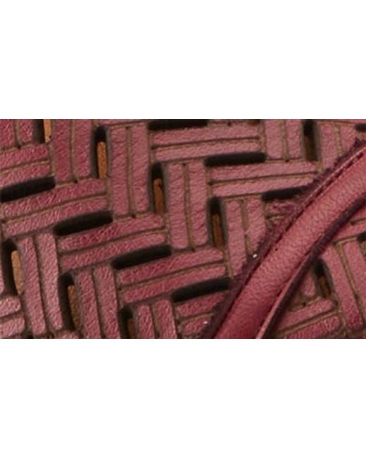 Spring Step Red Kapri Flat