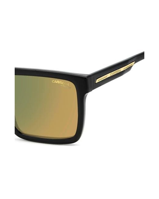 Carrera Green Victory 58Mm Rectangular Flat Top Sunglasses for men