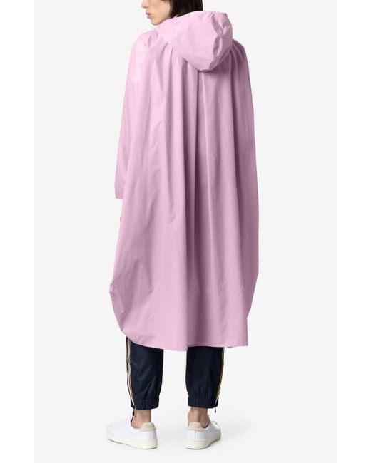 K-Way Multicolor Rennes Waterproof Packable Rain Poncho