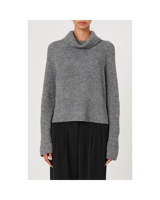 French Connection Gray Mersai Turtleneck Sweater