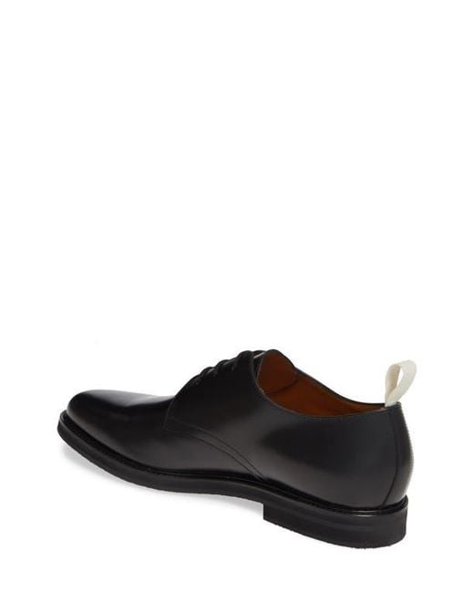 Common Projects Black Standard Plain Toe Derby for men