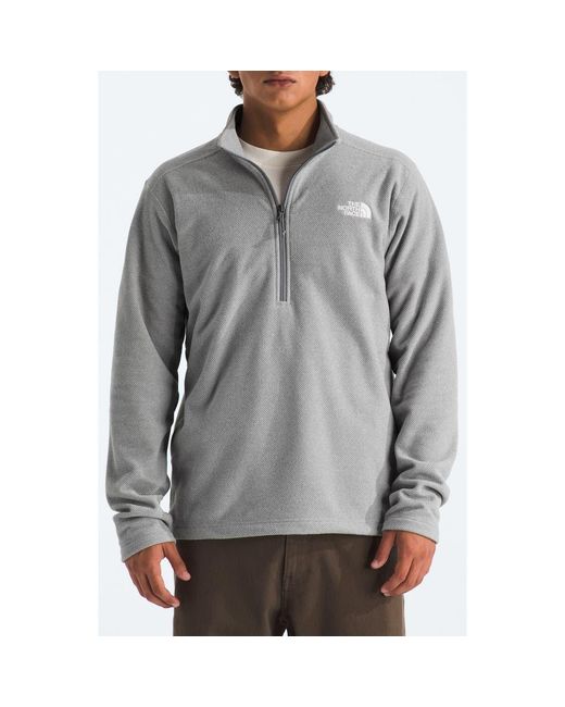 The North Face Gray Cap Rock Half Zip Pullover for men