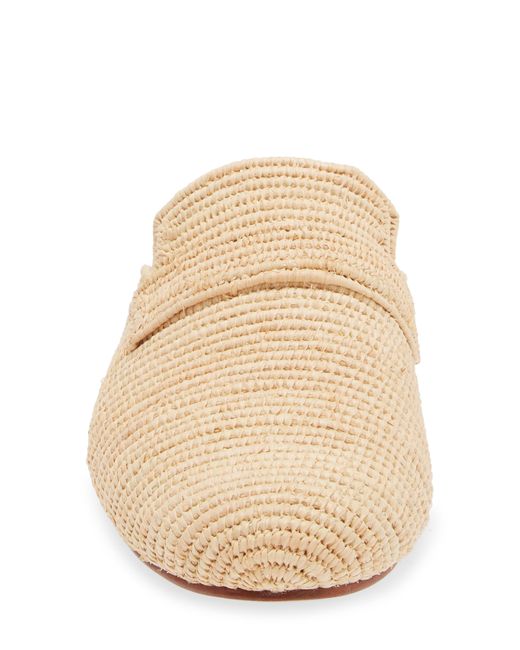 Carrie Forbes Natural Tapa Raffia Mule