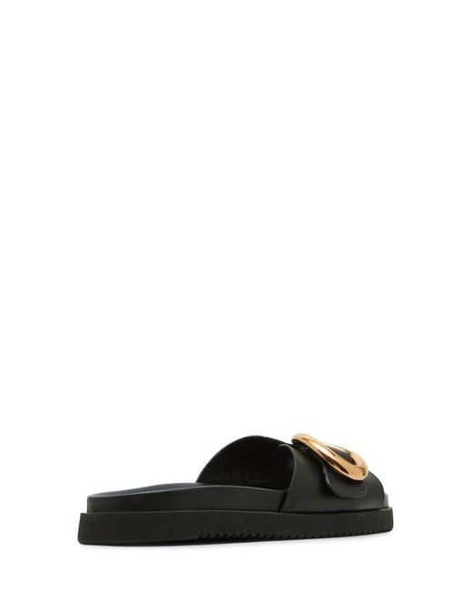 Steve Madden Black Mandie Slide Sandal