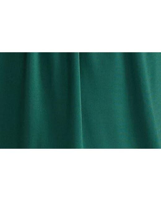 Kasper Green Box Pleat Top