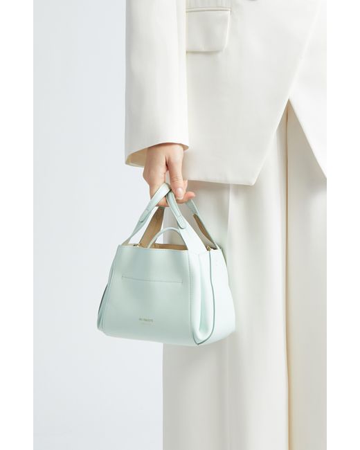 REE PROJECTS Green Small Avy Leather Bucket Bag