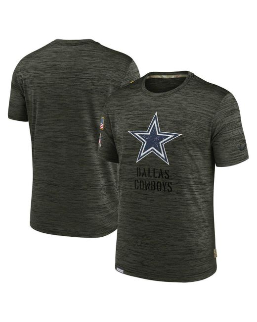 Nike Brown Dallas Cowboys 2022 Salute To Service Velocity Team T-shirt ...