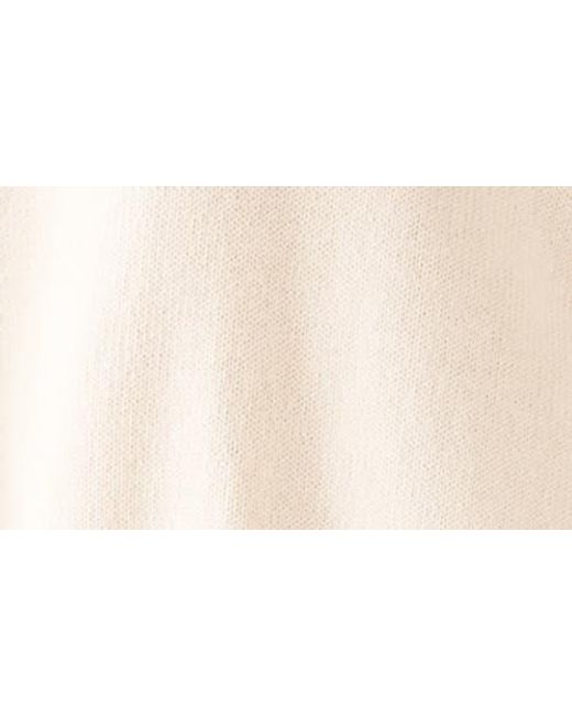 L.K.Bennett Natural Sandy Relaxed Cotton & Cashmere Sweater