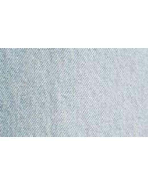 FRAME Blue The Vertical High Waist Ankle Relaxed Straight Leg Jeans