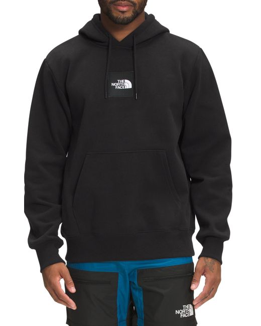 The North Face Heavyweight Box Fleece Hoodie in Black for Men | Lyst