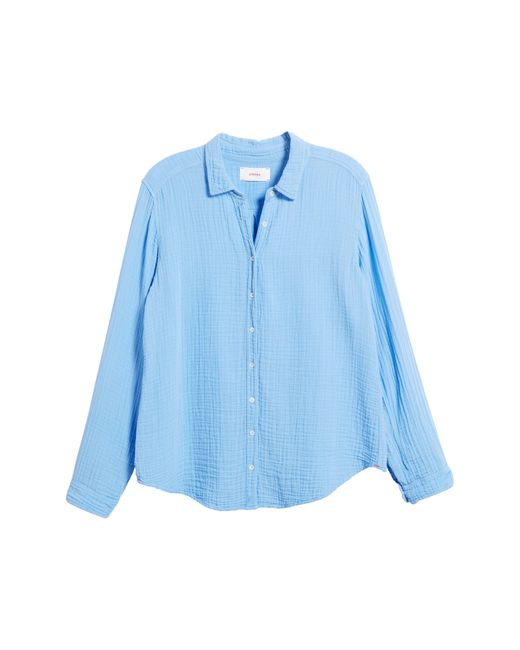 Xirena Blue Xírena Scout Cotton Gauze Shirt
