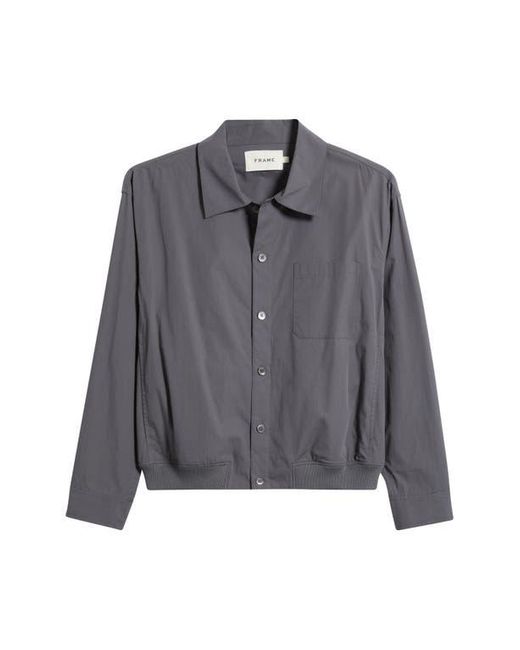 FRAME Black Cotton Jacket for men