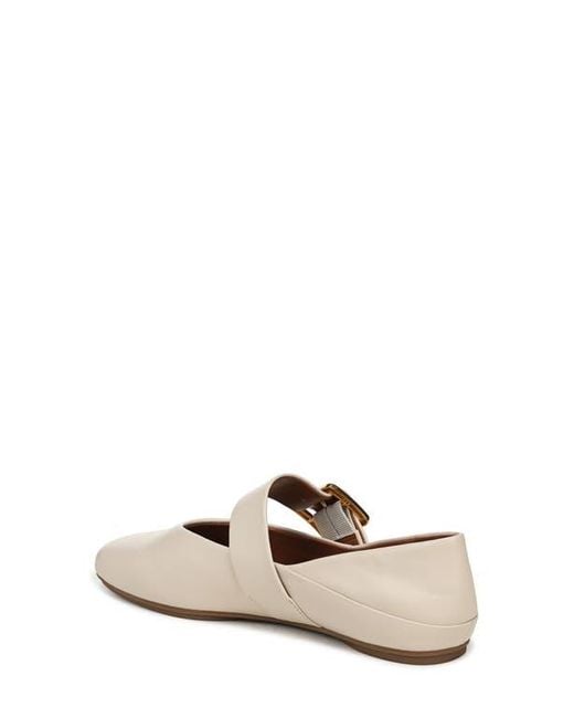 Franco Sarto Natural Oakes Square Toe Flat