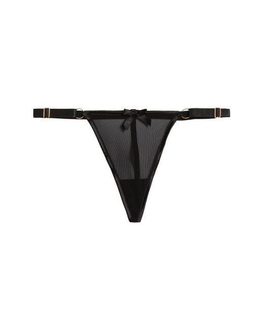 Kilo Brava Black Underwire Chemise & G-String Set