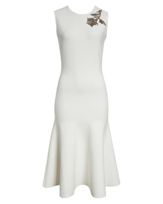 【Alexander McQueen】Banshee embroidery midi dress 30187505_60395167_600.jpg