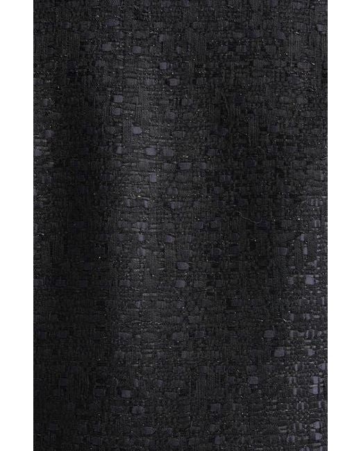 St. John Black Compact Tape Tweed Jacket