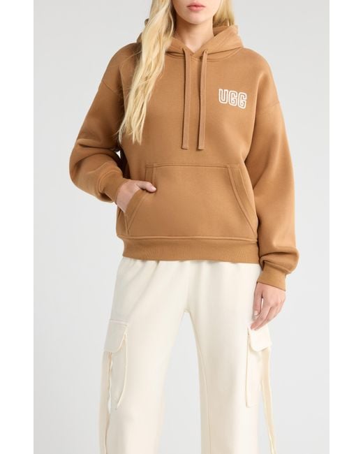 Ugg Brown Logo Hoodie