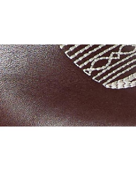 Loeffler Randall Brown Wilder Western Boot