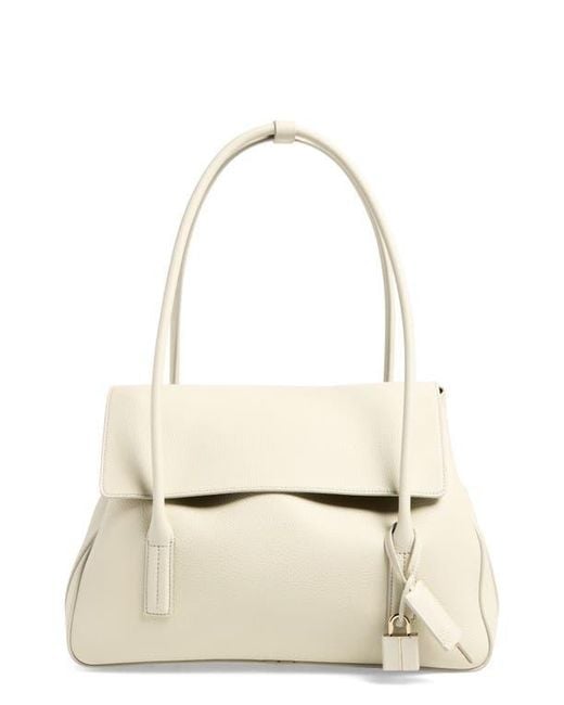 Tom Ford White Medium Eclipse Grain Leather Shoulder Bag