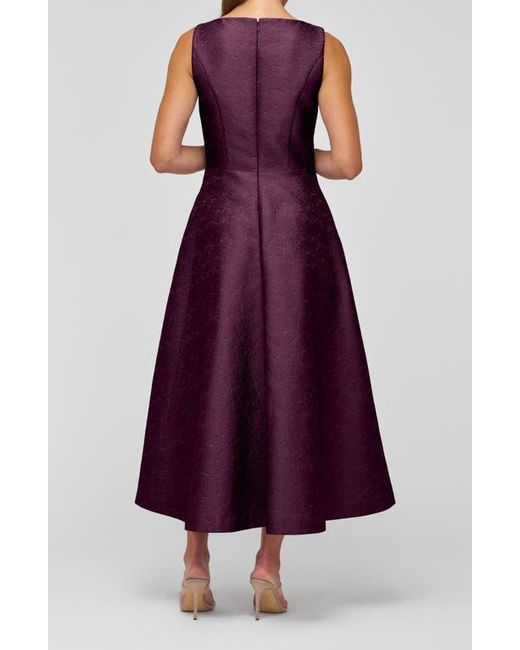 Kay Unger Purple Olivia Sleeveless Cocktail Dress