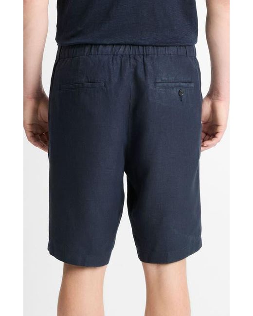 Vince Blue Lightweight Hemp Shorts for men