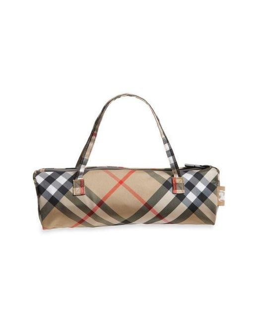 Burberry Brown Check Compact Umbrella