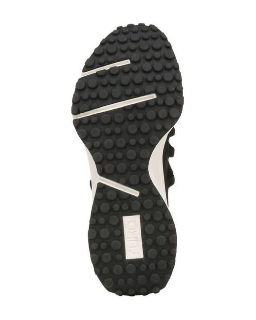 Ryka Black Jumpstart Lace Slip-On Sneaker