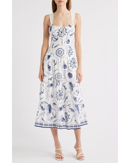 red halter neck midi dress Petal and Pup Women's Ramona Halterneck Midi Dress