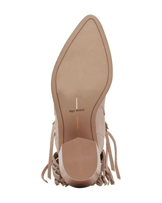 Dolce Vita Brown Kaylie Pointed Toe Western Boot