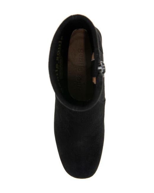 Gentle Souls Black Elbert Block Heel Bootie