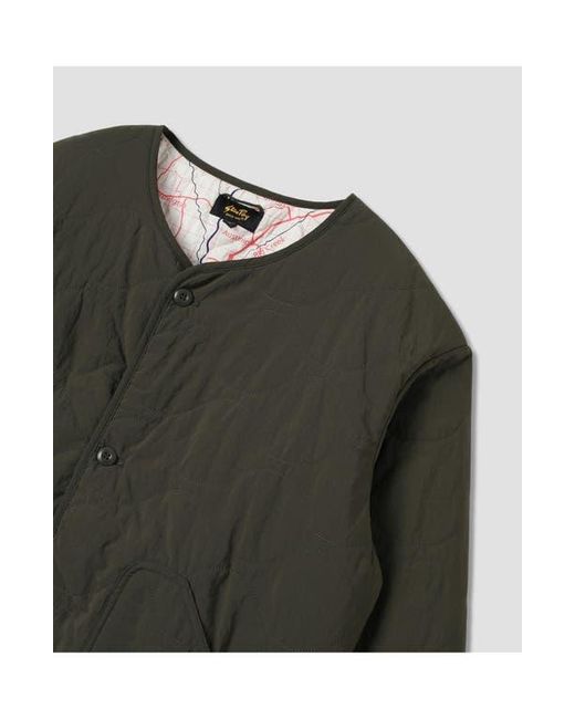 Stan Ray Green Reversible Quilted Liner Jacket for men