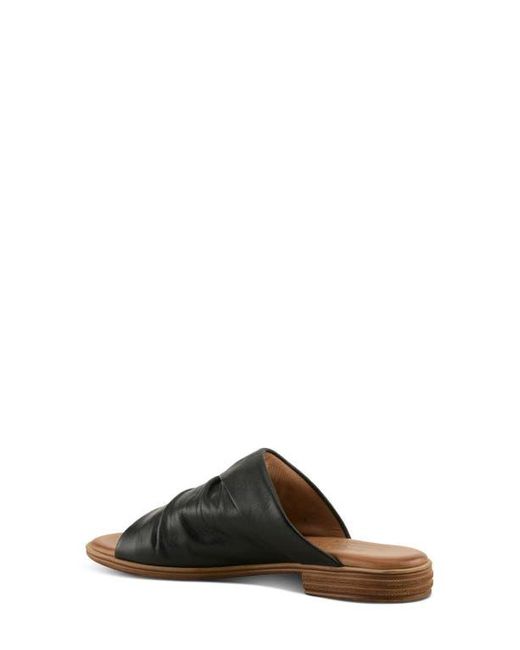 Spring Step Black Jaleel Slide Sandal