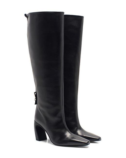 Free People Date Night Knee High Boot in Black | Lyst