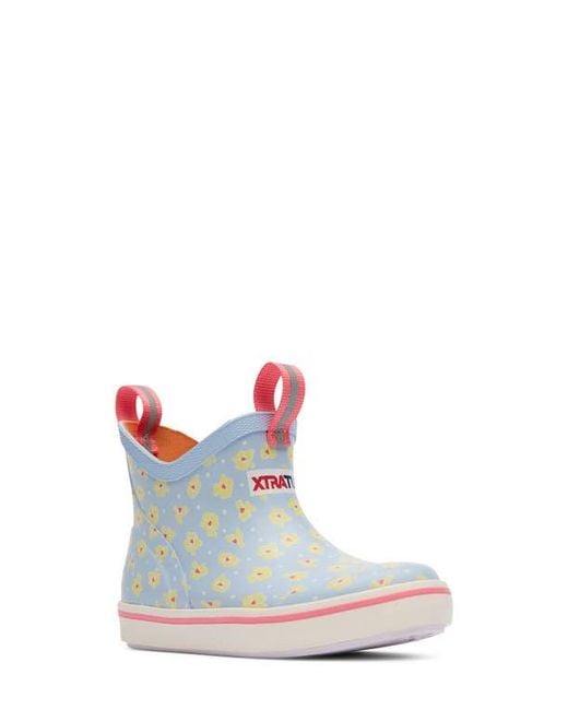 XtraTuf White Kids' Ankle Deck Boot