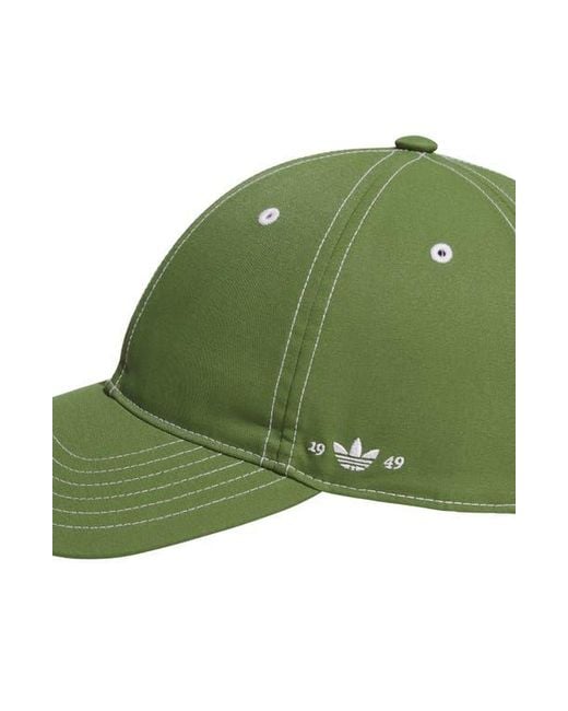 Adidas Green Stealth Strap Back Baseball Cap for men