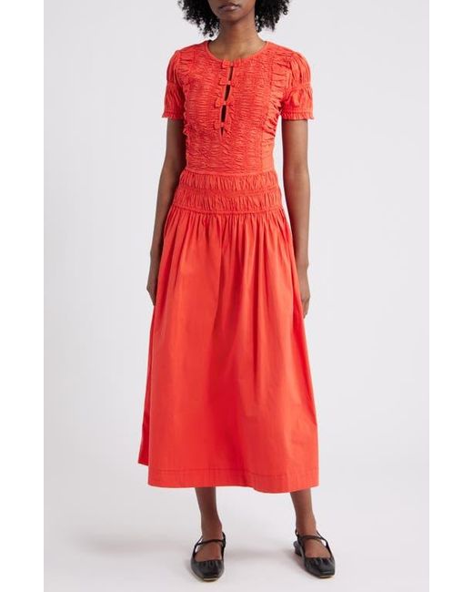 sachin and babi light blue dress Giselle Smocked Drop Waist Maxi Dress - Light Blue