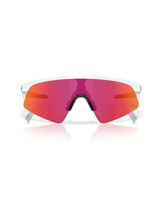 Oakley Pink Prizm Everyday 28Mm Rectangular Sunglasses for men