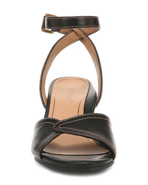 Vionic Black Isadora Sandal