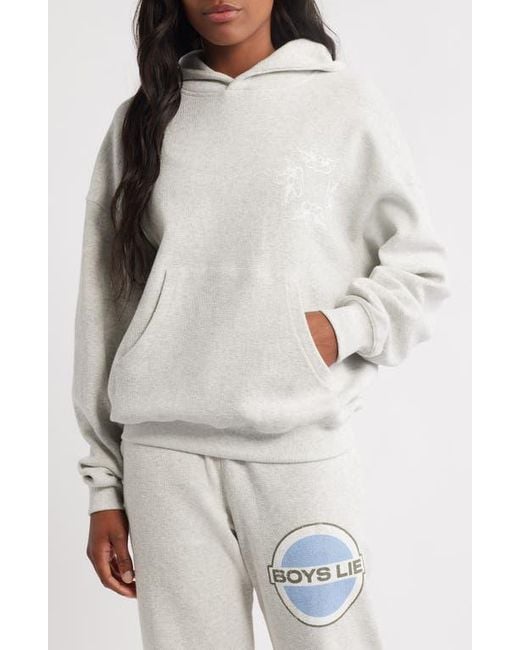 Boys Lie White Pamela Logo Hoodie